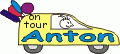 Window Color Bild - on tour - Auto mit Namen - Anton