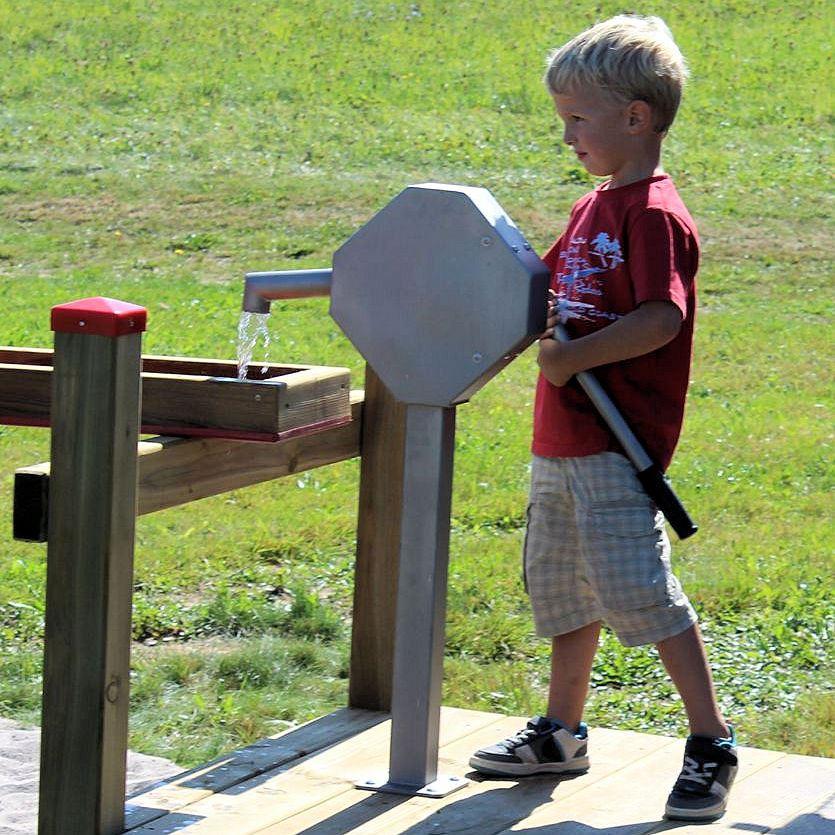 Matschanlage - Wasserspielanlage - Wasserpumpe - Außenspielgerät für Kitas und Spielplätze