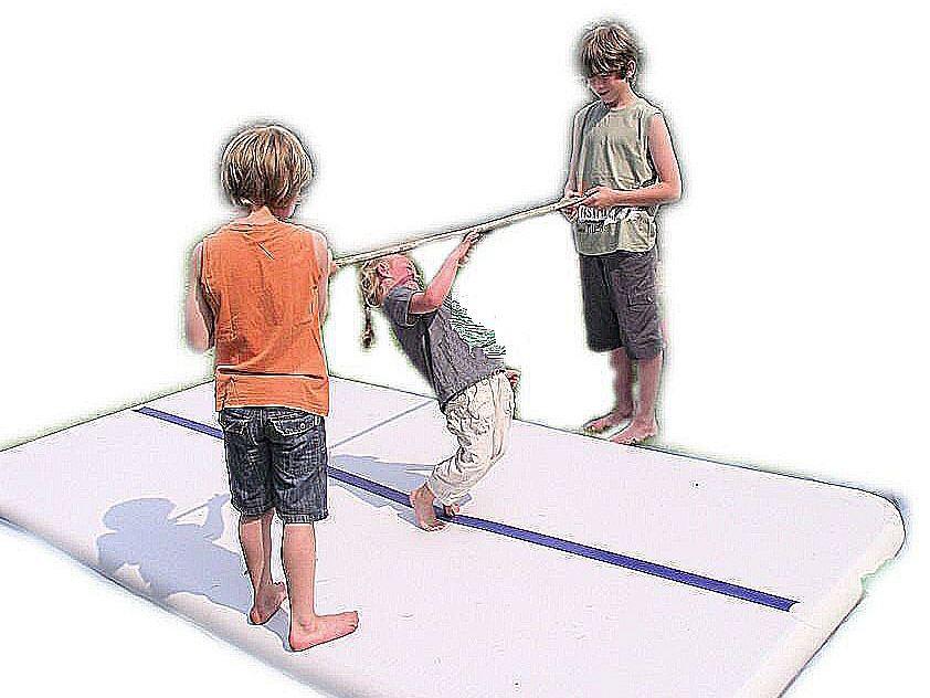 Trampolin Turnmatte Limbo - Kinderturnübungen mit AirTrack