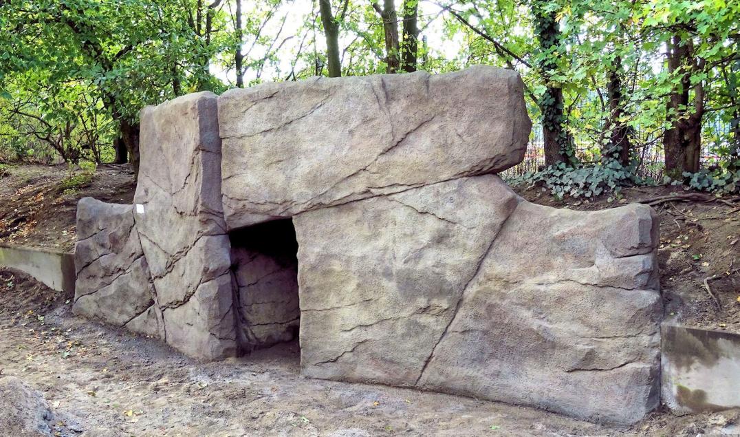 Kunstfelsen - Mauer-Sichtschutz - Kunstfelsen aus Beton in Natur-Optik können echte Felsen nachbilden. Sie sind als Sichtschutz geeignet und zudem ein optisches Highlight. Kunstfelsen - Mauer-Sichtschutz aus Spritzbeton