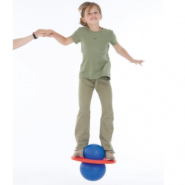 Moonhopper - Hüfballspiel - Hüpfball mit extra stabiler Platte