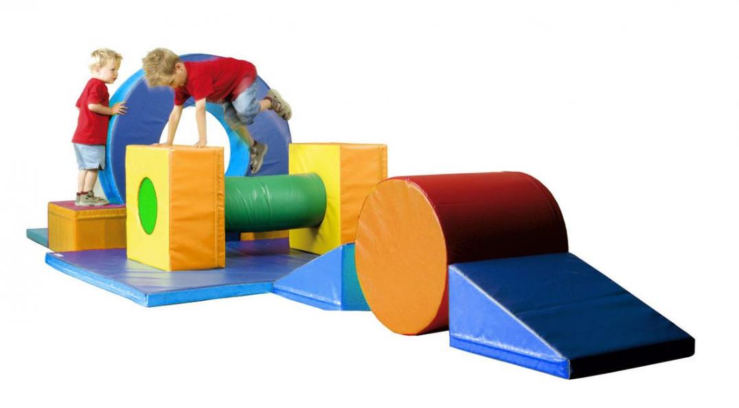 Motorik-Landschaft - Kinder haben einen stetigen Bewegungsdrang - mithilfe von einer Motoriklandschaft können sie diesen ausgiebig stillen und nach Herzenslust spielen und toben. Motorik-Landschaft - gefertigt in Deutschland