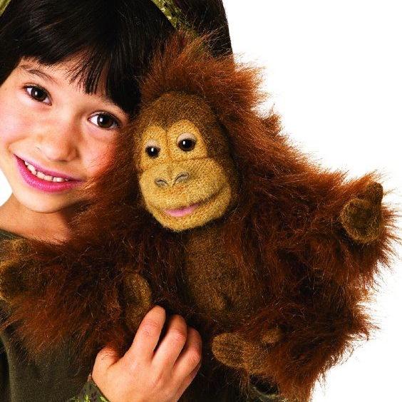 Folkmanis Tier-Handpuppe - Orangutan