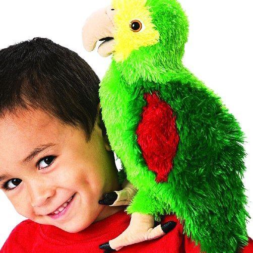 Folkmanis Tier-Handpuppe - Papagei