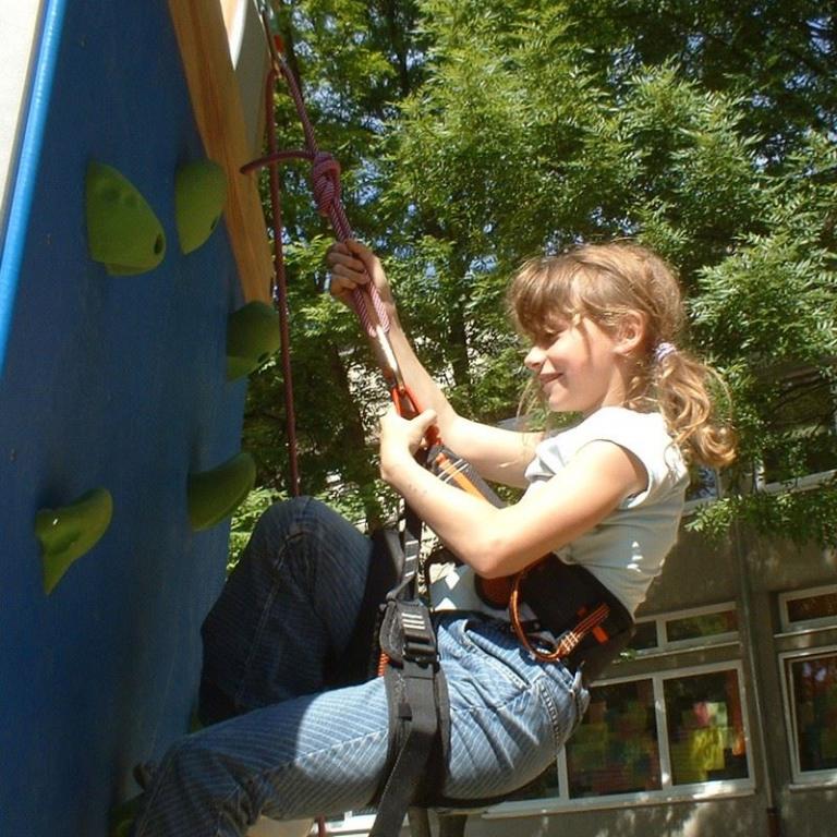 Kletterkurs - Abseilen üben