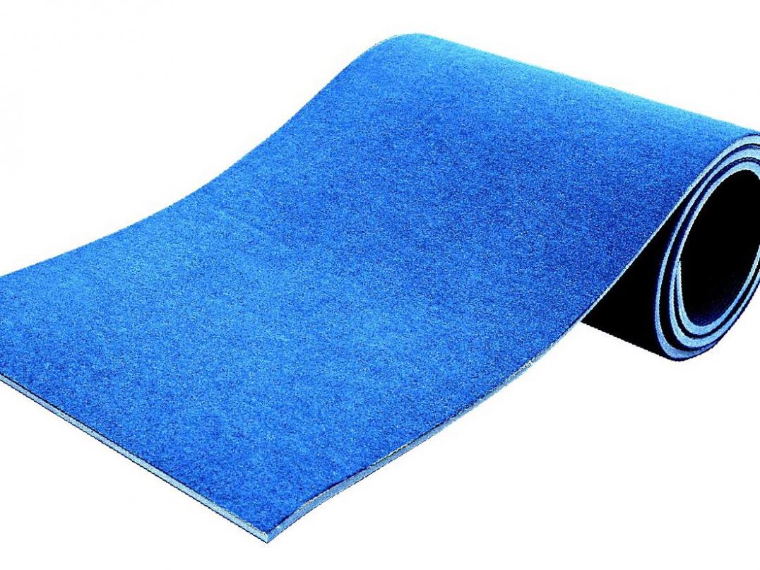 Rollmatte - Das Besondere an der Roll-Bodenturnmatte ist, dass sie sich - wie der Name bereits sagt - platzsparend aufrollen lässt. Rollmatte