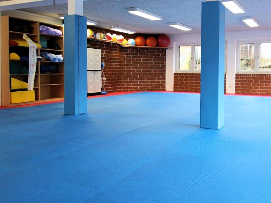 Steckmatten - zum Auslegen großer Turnflächen und Toberäume Steckmatten